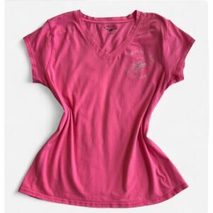 Beverly Hills Polo Club Women XL Pink Cotton Polo Shirt